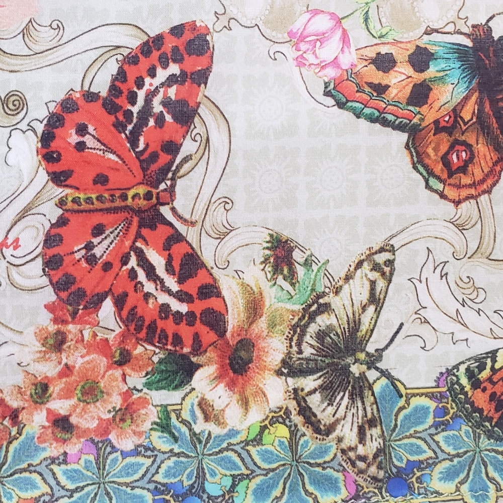 Johnny Was Butterfly Holly Bandana Scarf